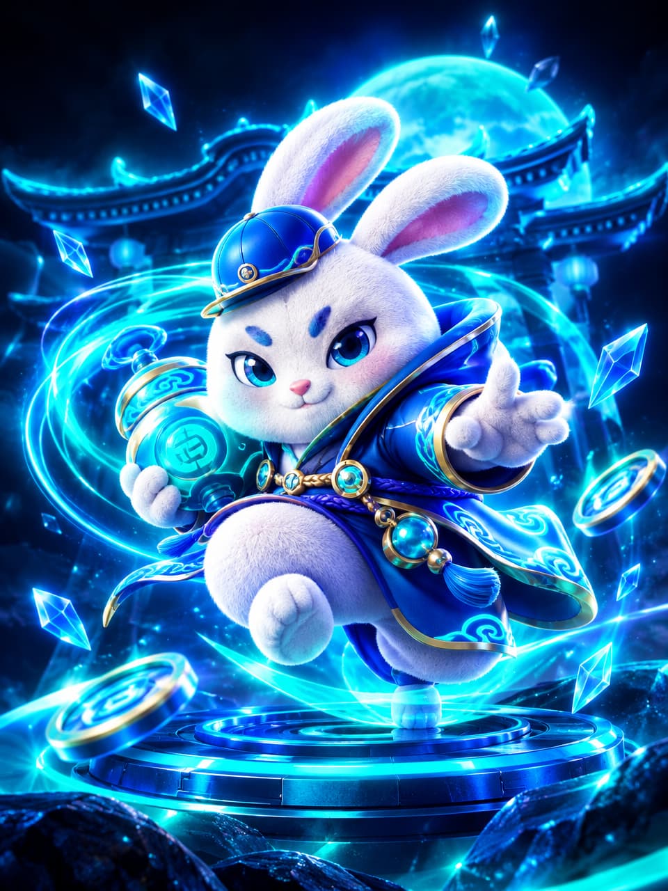 ภาพเกม PG Fortune Rabbit ที่ออกแบบใหม่สำหรับ bplay555 - บีเพล555